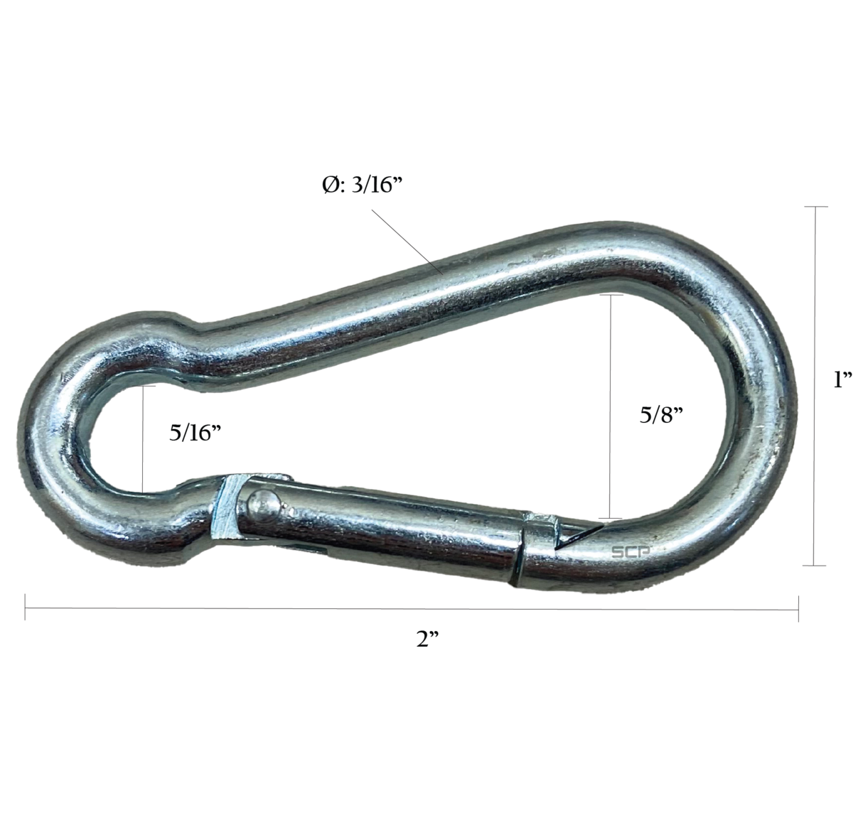 Spring Hook 3/16