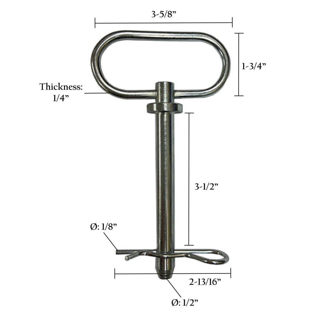Hitch Pin 1/2