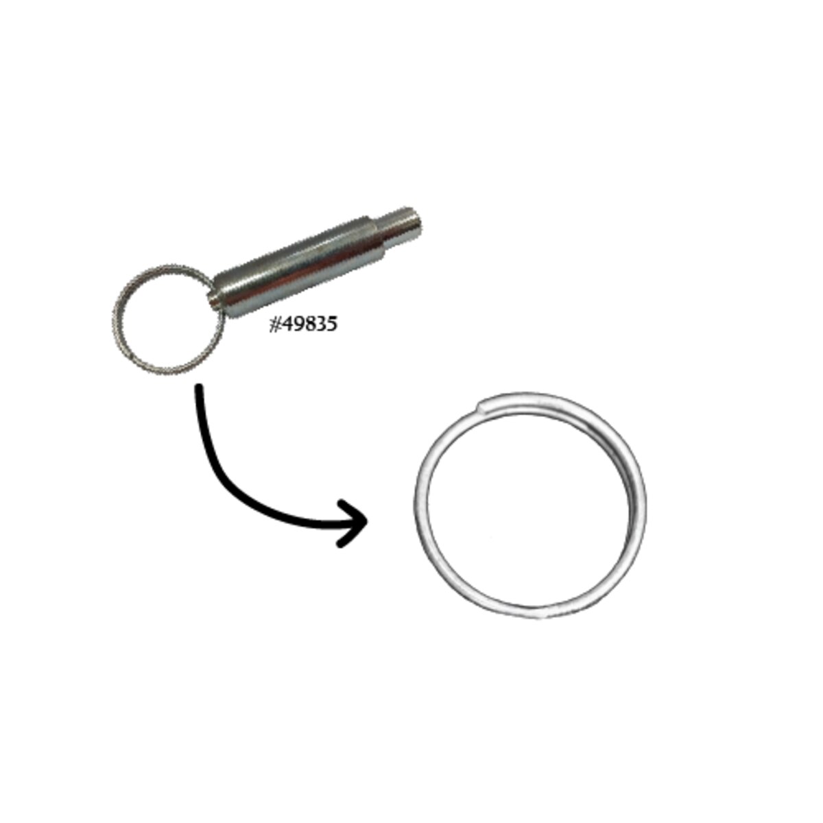Split Ring For 5/8