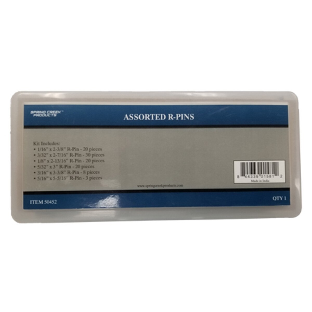 Assorted R Pins-101 Pc Set Zn | Spring Creek Products