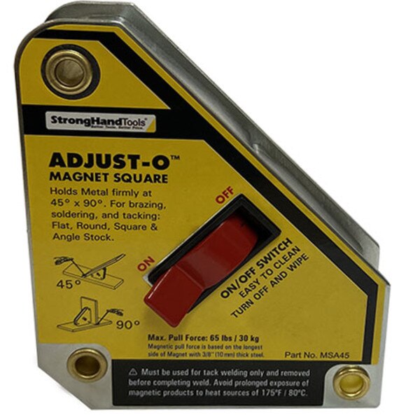 Strong Hand Tools - Adjust-O On / Off Magnet Square - Standard | Spring ...