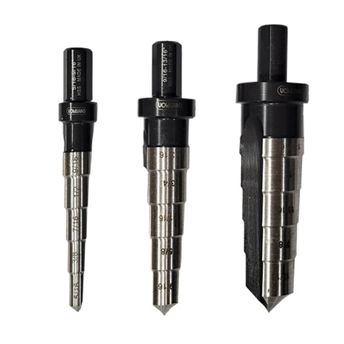 Step Reamer 3 Piece Set | Spring Creek Products