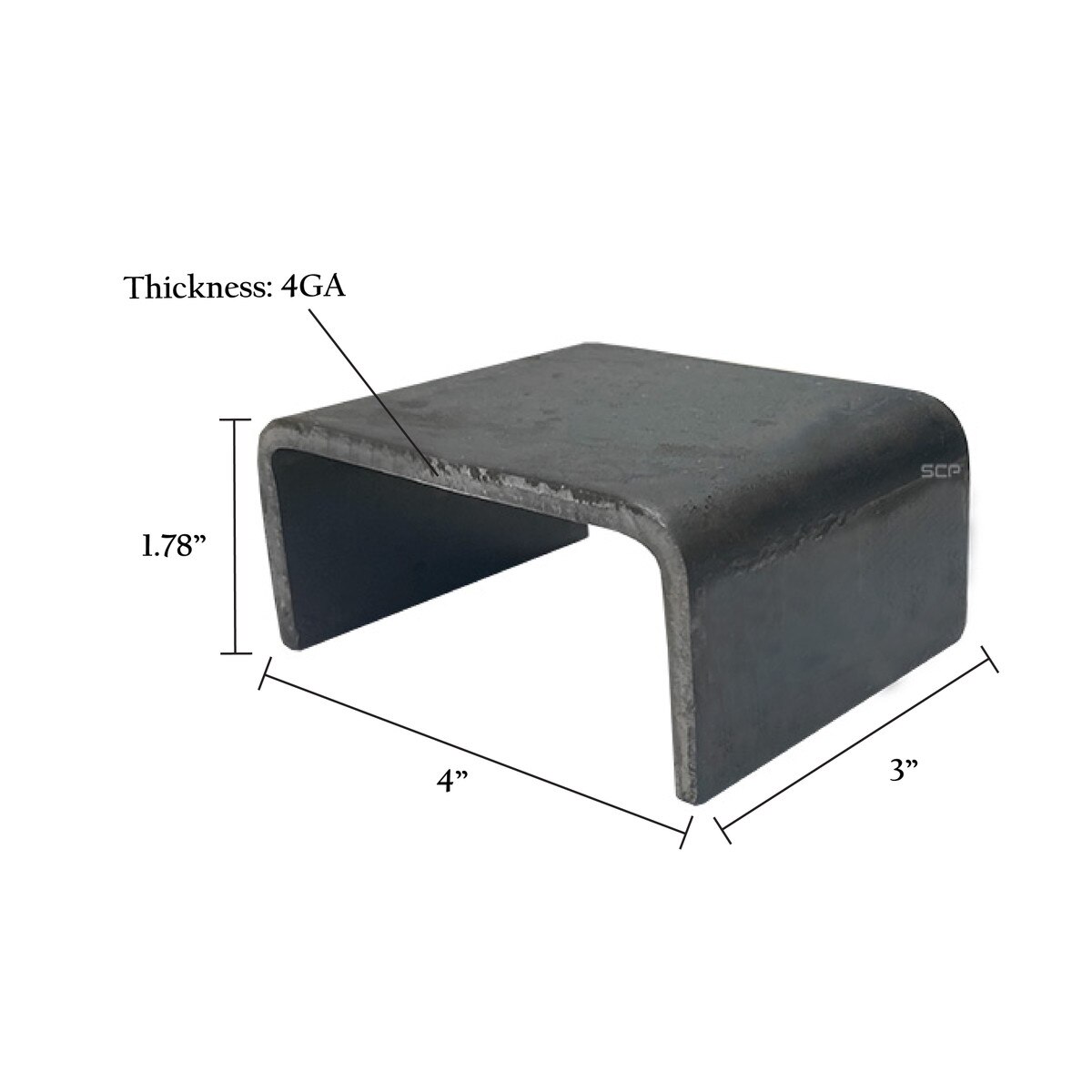 Weld-On Stake Pocket 4GA X 4