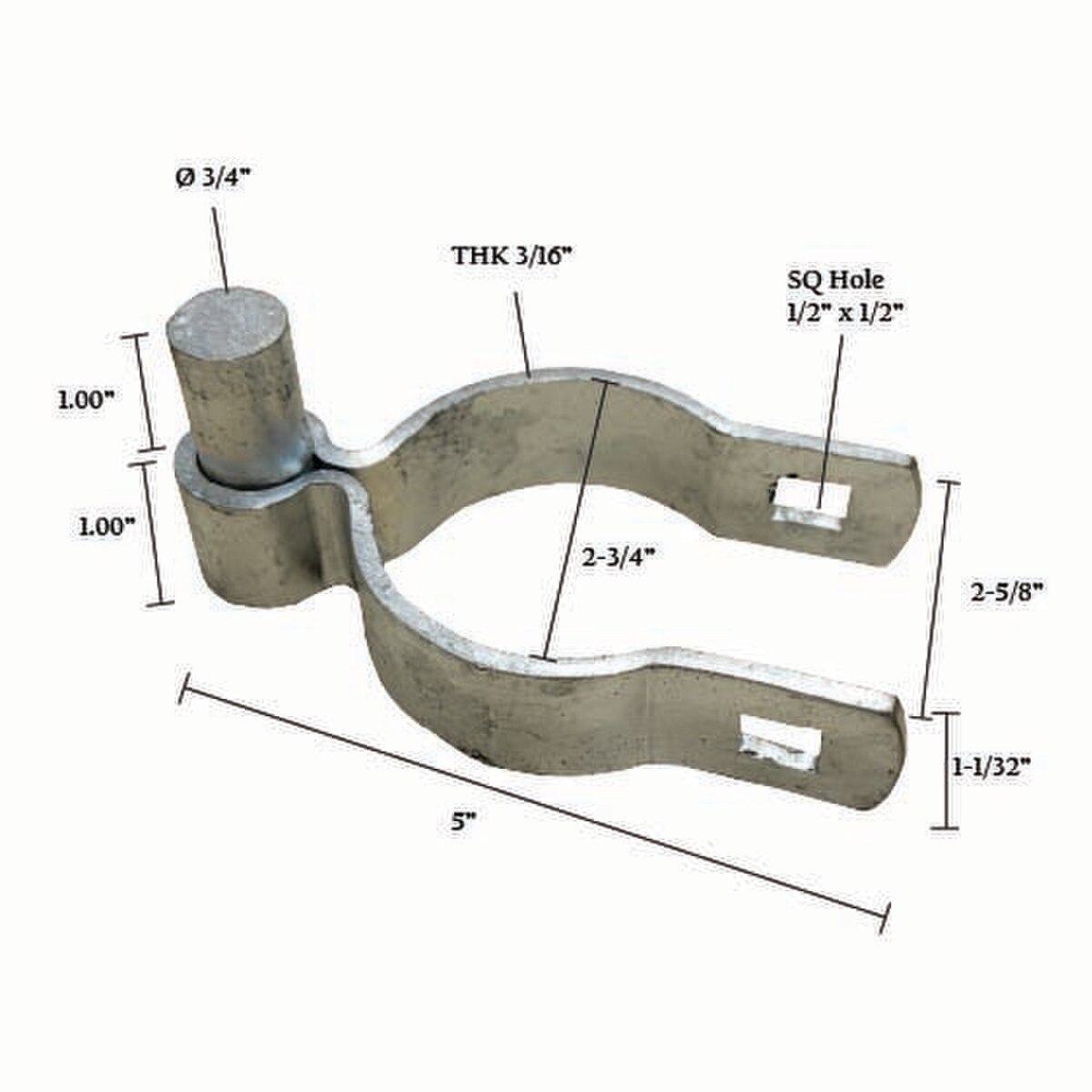 Post Hinge 2-3/8