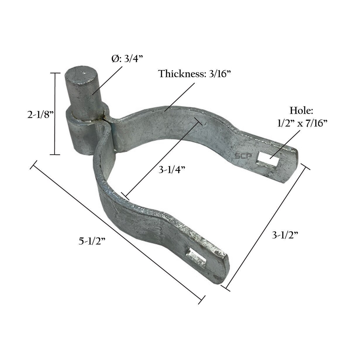 Post Hinge 2-7/8