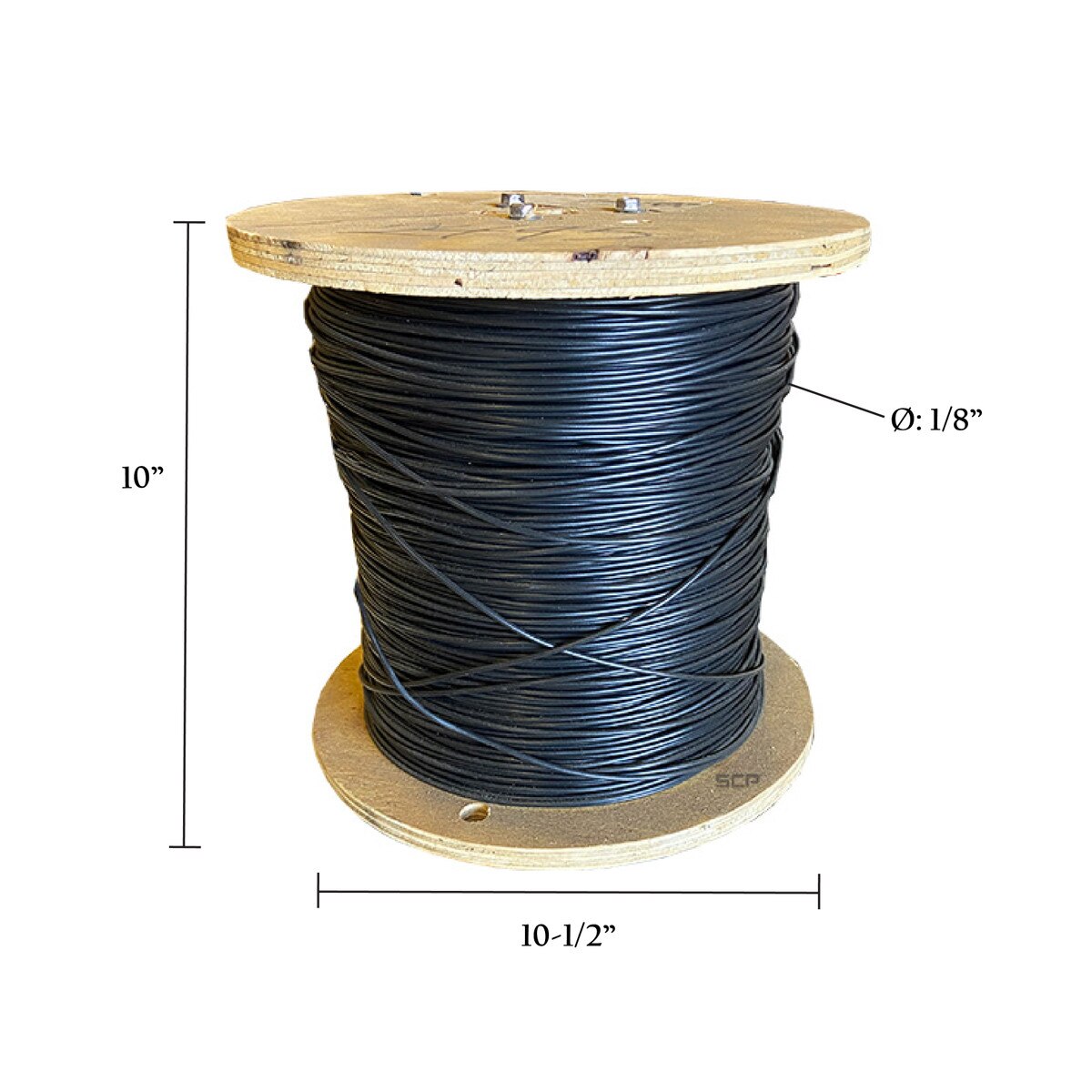 16AWG - Stranded Wire, Black - 2,500Ft Spools | Spring Creek Products