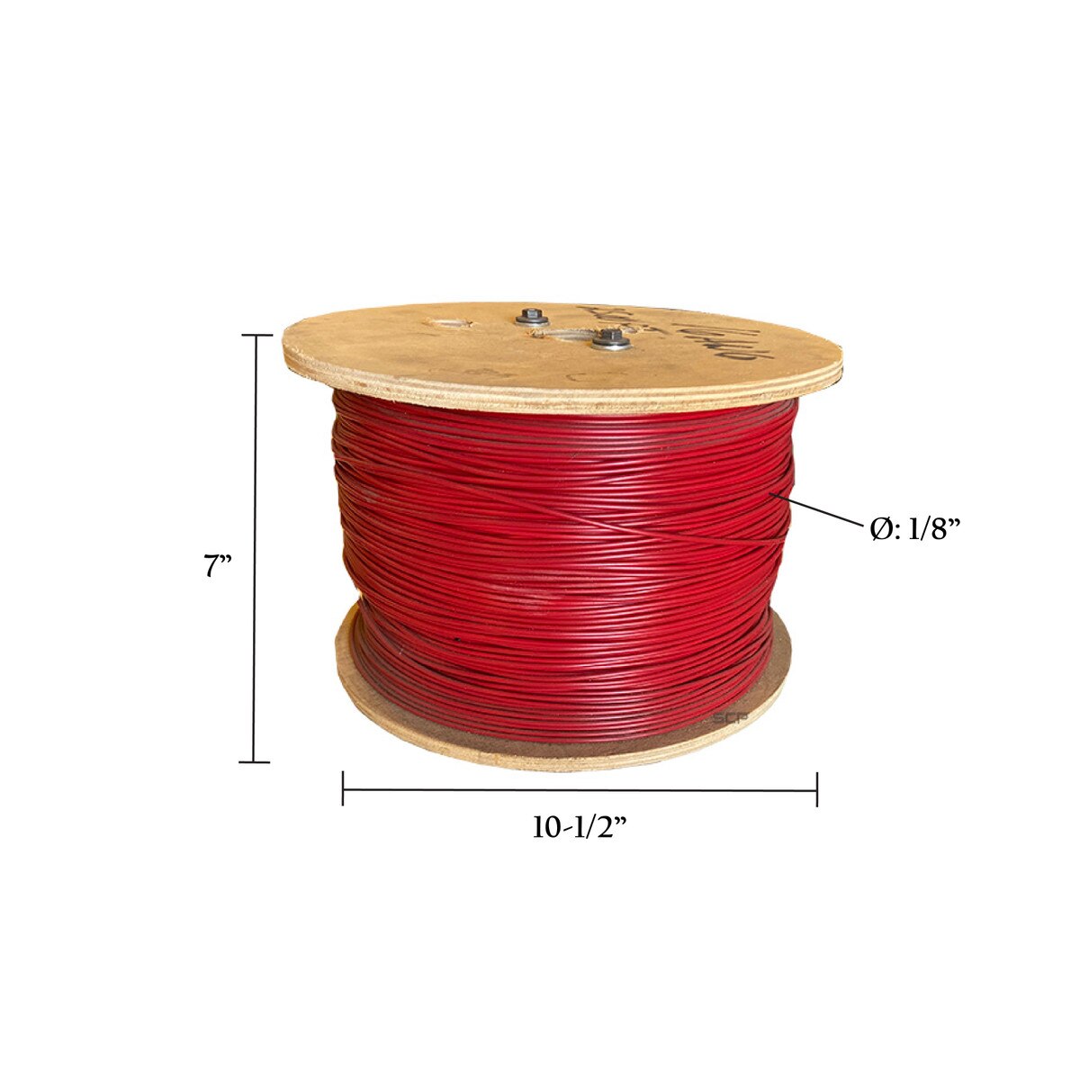 16AWG - Stranded Wire, Red - 2,500Ft Spools | Spring Creek Products