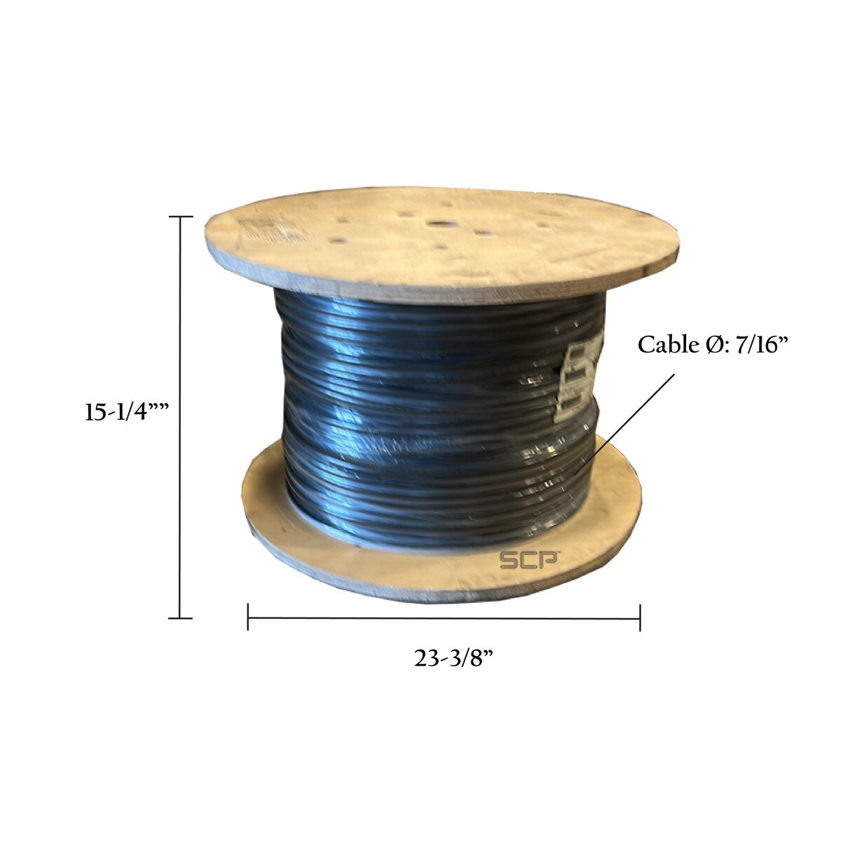 #1/0 Welding Cable Black - 500' Reel | Spring Creek Products