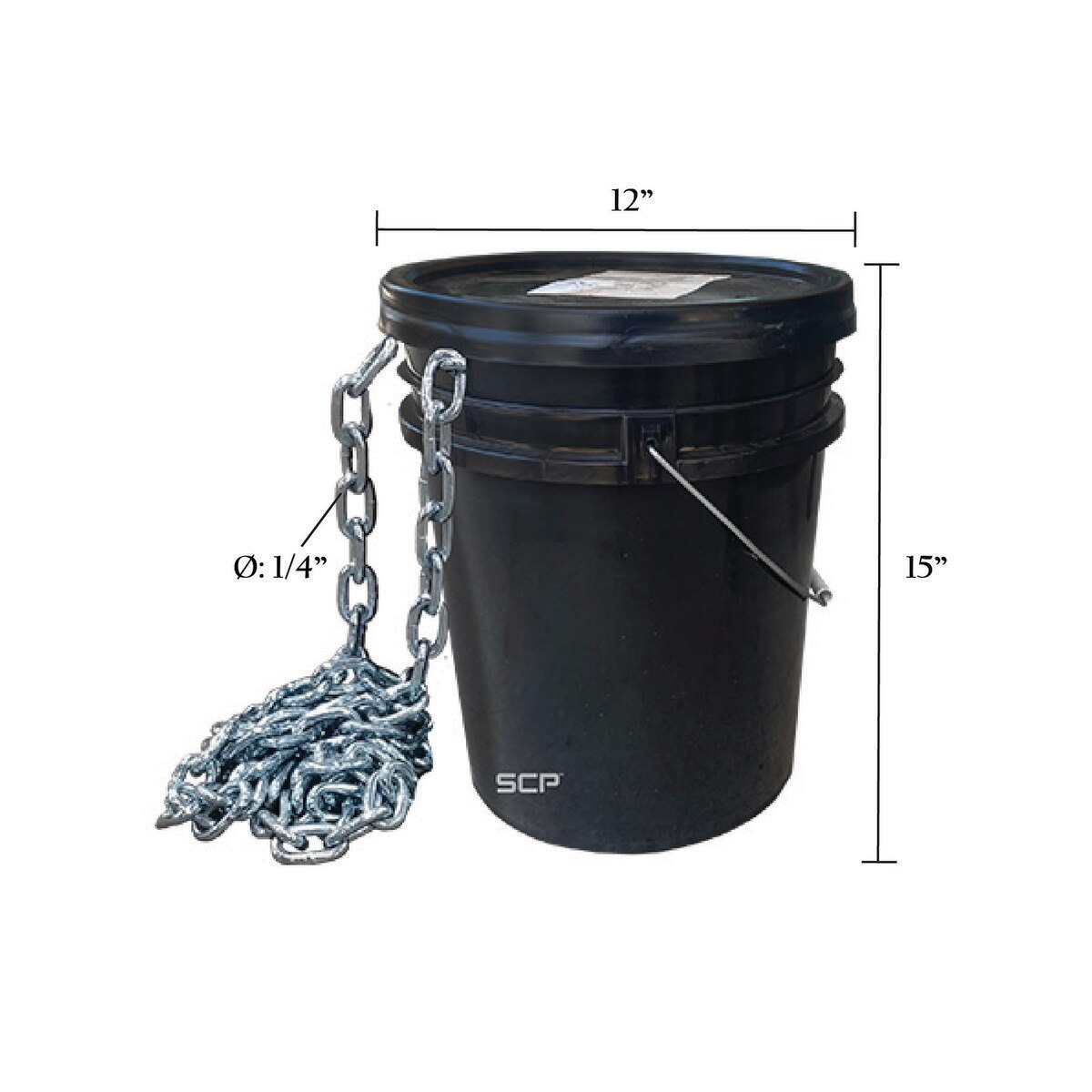 Pail of 1/4