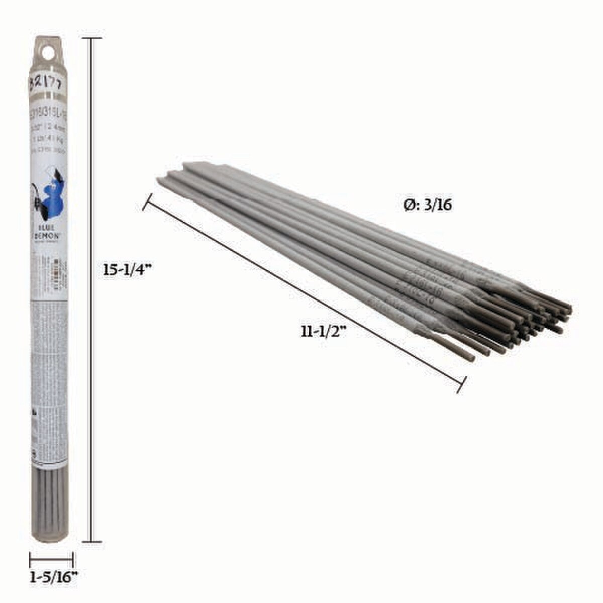 Stainless Steel Arc Welding Rod E316L-16 3/32