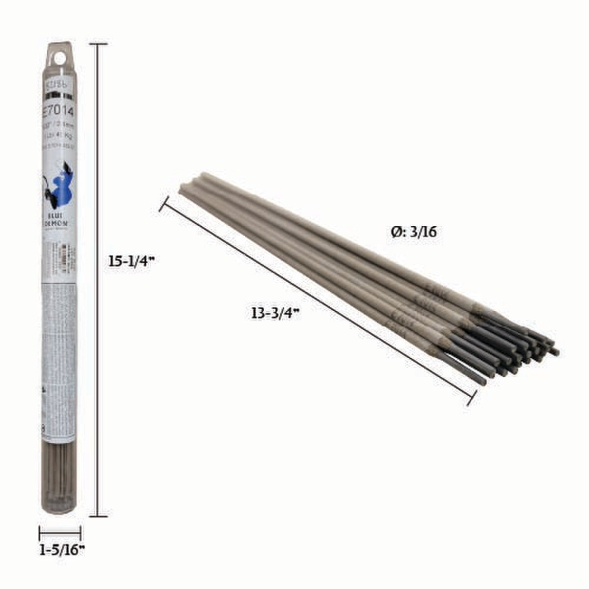 Iron Powder Carbon Steel Welding Rod E7014 3/32